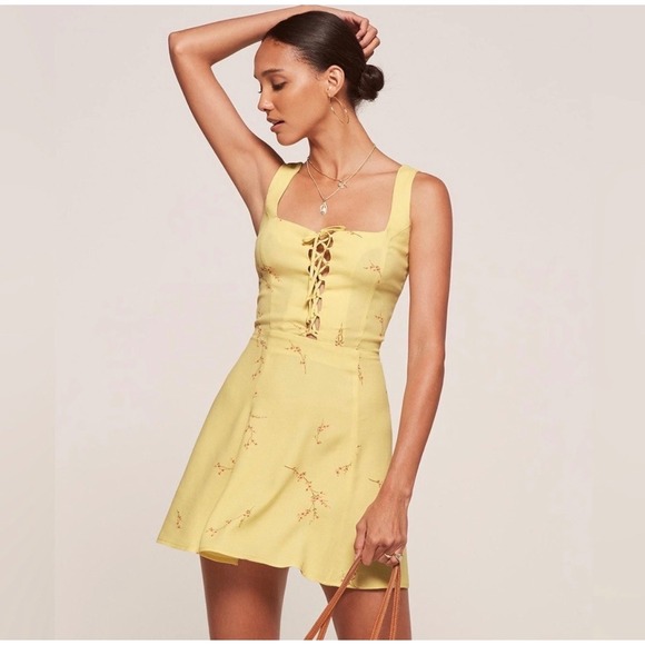 Reformation Dresses & Skirts - Reformation Elena Floral European Summer Retro Boho 90s Chic Mini Dress 2